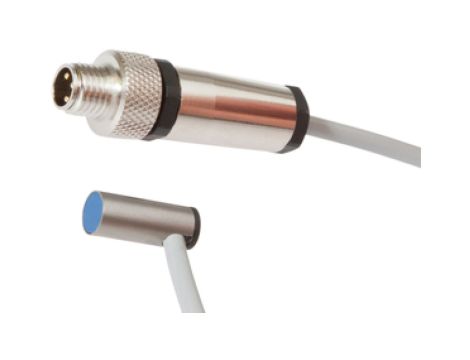 Czujnik indukcyjny śr: 6,5mm dł: 16mm zabudowany Sn: 1,5mm 10-30VDC PNP NO złącze kablowe M8 0,3m IP67 IB06A023