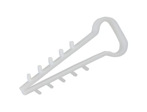 Uchwyt kablowy owalny wbijany (2x1,5-2x2,5) USP-1 /100szt./