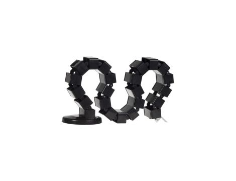 Organizator maskownica kabli do biurka Maclean MC-727 B czarna, regulowana długość MC-727