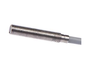 Czujnik indukcyjny M4x0,5 dł: 22mm zabudowany Sn: 0,6mm 10-30VDC PNP NC kabel 2m IP67 IB040204