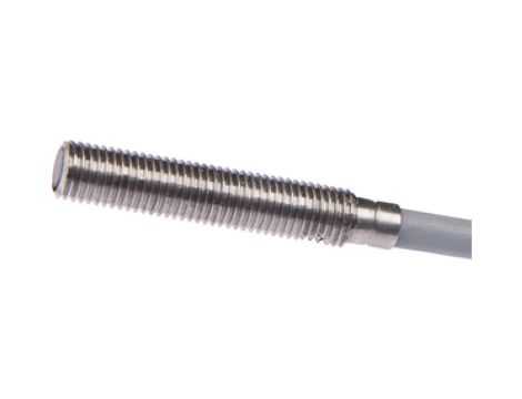 Czujnik indukcyjny M4x0,5 dł: 22mm zabudowany Sn: 0,6mm 10-30V DC PNP NC kabel 2m IP67 IB040204