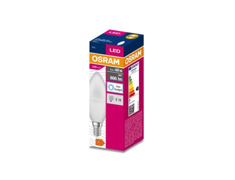 Żarówka LED VALUE CLASSIC B 60 E14 7,5W 806lm 6500K 865 FR non-dim 4058075311909
