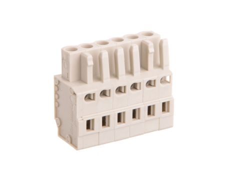 Gniazdo MCS-MIDI Classic 6-biegunowe jasnoszare raster 5mm 721-106/026-000 /50szt./