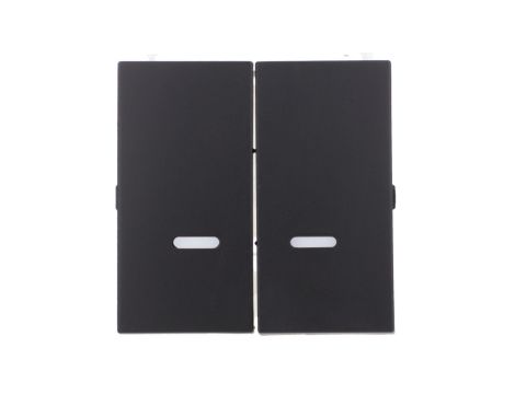 Simon 54 Klawisze z oczkiem do mechanizmów: SW6/2XLM SW7/2XM SW6P1M czarny mat DKW9L/49