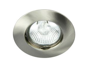 Oczko 50W/12V MR16 IP20 okrągłe stałe aluminiowe matowy chrom DIO DSO2B-CM GXPL050