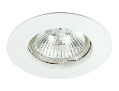 Oczko 50W/12V MR16 IP20 okrągłe stałe aluminiowe białe DIO DSO2B-W GXPL055
