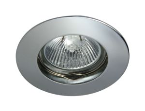 Oczko 50W/12V MR16 IP20 okrągłe stałe aluminiowe chrom DIO DSO2B-C GXPL051