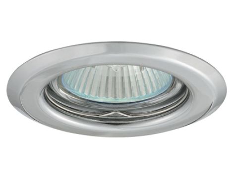 Oczko 50W/12V MR16 IP20 okrągłe stałe stalowe chrom AXL 2114-C GXPP008