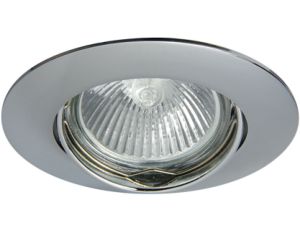 Oczko 50W/12V MR16 IP20 okrągłe ruchome aluminiowe chrom DIO DTO2B-C GXPL054