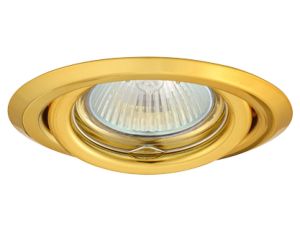 Oczko 50W/12V MR16 IP20 okrągłe ruchome stalowe złote AXL 2115-G GXPP031