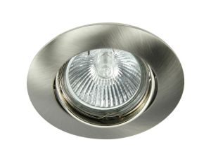 Oczko 50W/12V MR16 IP20 okrągłe ruchome aluminiowe matowy chrom DIO DTO2B-CM GXPL053