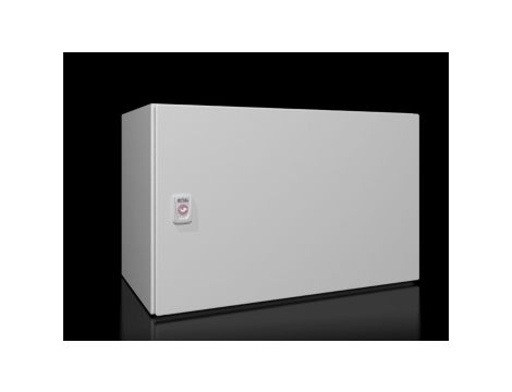 AX Obudowa kompaktowa 600x380x350 mm blacha stalowa z pł. mont. jednodrzwiowa 1 zamek dźwigienkowy 1339.000