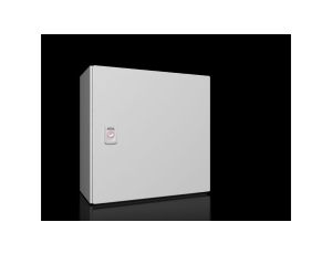 AX Obudowa kompaktowa 380x380x210 mm blacha stalowa z pł. mont. jednodrzwiowa 1 zamek dźwigienkowy 1380.000