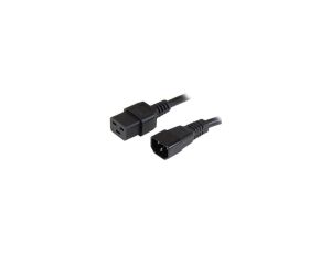 Przedłużacz kabel Zasilający Iec320 C14 Na C19 10A 2M Czarny ICOC 066-NC