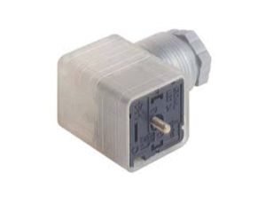 Złącze zaworowe serii GDM żeński 3-pinowe (2+PE) śrudowe PG11 dioda LED 24 V AC/DC 1 A GDML 2011 LED 24 HH grau