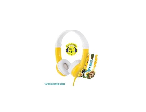 Słuchawki dla Dzieci 3+ Connect 85dB z Mikrofonem Żółte