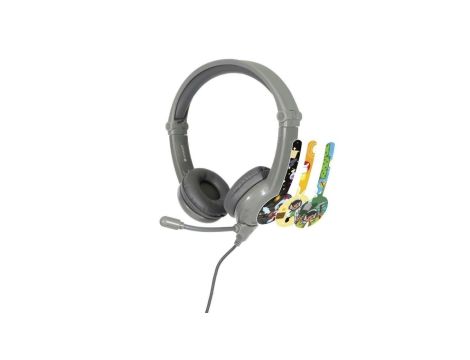 Słuchawki Gamingowe dla Dzieci 3+ Galaxy 85dB Szare