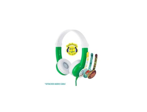 Słuchawki dla Dzieci 3+ Connect 85dB z Mikrofonem Zielone