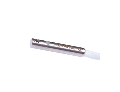 Czujnik magnetyczny cylinder 3,75 mm śr: 3,6 mm dł: 20 mm 10-30V DC 130 stC PNP NO złącze kablowe M8 3-pinowe 0,3 m IP67 MZR4015