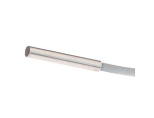 Czujnik indukcyjny śr: 4 mm dł: 27 mm zabudowany Sn: 0,8 mm 10-30VDC PNP NO złącze kablowe M8 0,3m IP67 IBR40175