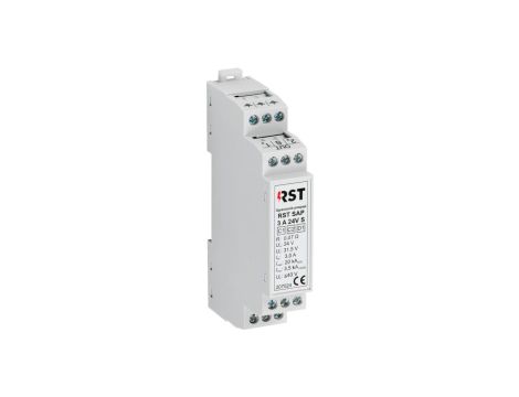 Ogranicznik przepięć do pętli systemów sygnalizacji pożaru D1, RST SAP 3A 24V S 207024
