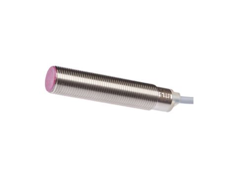 Czujnik indukcyjny M12x1 dł: 56 mm zabudowany Sn: 3 mm 10-35V DC 130 stC PNP NO kabel 2m IP65 IB120155