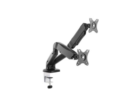 Uchwyt biurkowy do 2 monitorów ART L-16GD GAZ (biurkowy max.6,5 kg)