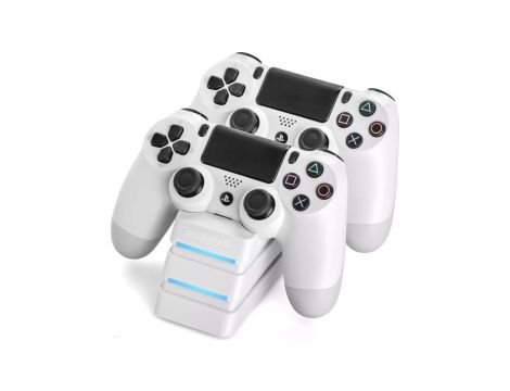 Stacja ładująca do padów Playstation PS4 biała SnakeByte