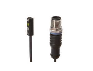 Czujnik magnetyczny cylinder rowek T 6,2 mm 6,3x20x5,2mm 10-30VDC PNP NO złącze kablowe M12 3-PINowe 0,3m PUR IP67 MZ07E120