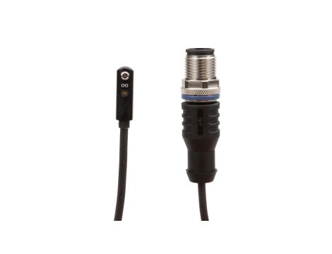 Czujnik magnetyczny cylinder rowek T 6,2 mm 4,3x19x6,2mm 10-30V DC PNP NO złącze kablowe M12 3-pinowe 0,3m PUR IP67 MZA72126