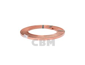 Bednarka pomiedziowana, 25x4mm St/Cu, 0,070mm Cu ok. 30m ok. 25kg /C1100274(30M)