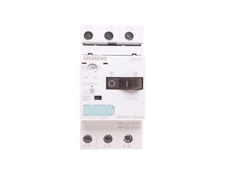 Wyłącznik silnikowy 3P 2,2kW 4,5-6,3A S00 3RV1011-1GA10