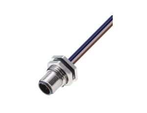 Złącze panelowe M12 żeńskie 5-PINowe dla montażu tylnego RKH 5/0,5 M