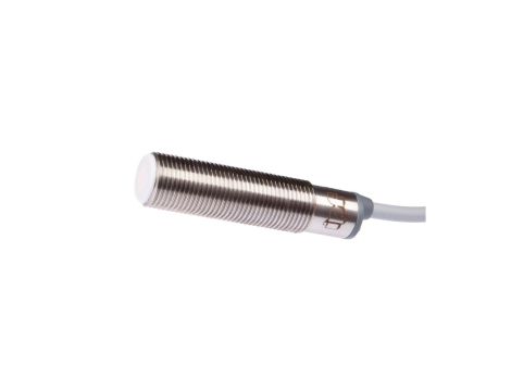 Czujnik pojemnościowy M12x1 dł: 50mm zabudowany Sn: 6mm 10-35V DC PNP NO kabel 2m PVC IP67 KB120100