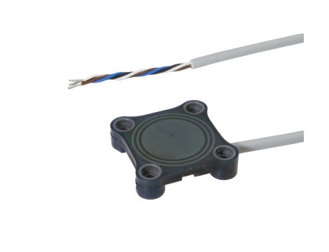 Czujnik pojemnościowy 8x34x34mm zabudowany Sn: 10mm 10-35VDC PNP NO kabel 2m IP67 KBQC0100