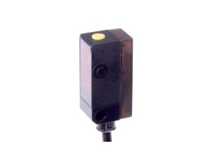 Czujnik optyczny odbiciowy 27x14x12mm Sn: 20-120mm 10-30VDC PNP Anticoincidence kabel 2m IP67 OT140406