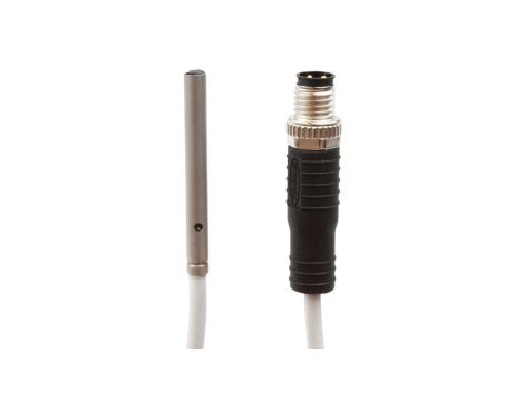 Czujnik optyczny odbiciowy śr: 4mm dł: 36mm Sn: 30-100mm 10-30V DC PNP NO złącze kablowe M8 4-pinowe 0,3m IP67 OTR49176