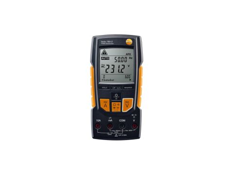 Multimetr cyfrowy / Miernik uniwersalny 0,1-600 VAC/DC, 0,1mA-10A AC/DC, 0,1-40 MOm / Made in Germany / Testo 760-2 TrueRMS