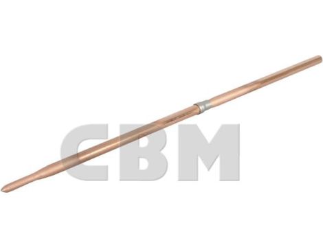 Uziom kuty pomiedziowany / miedziowany St/Cu powłoka 250 um Cu 16mm 1,5m
