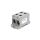Złączka szynowa gwintowa al/cu 2x95mm2 szara WLZ-35P/2x95SZ