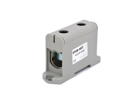 Złączka szynowa gwintowa al/cu 150mm2 szara WLZ-35P/150SZ