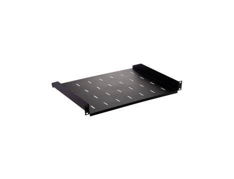 Półka stała do szafy RACK 19 cali 1U 350mm czarna