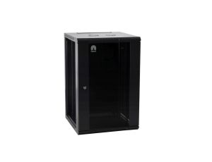 Szafa wisząca RACK 19 cali 18U 600mm czarna NEKU TS BOX