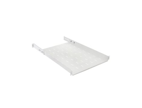 Półka regulowana do szafy RACK 19 cali 1U 650mm szara