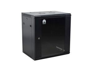 Szafa wisząca RACK 19 cali 12U 450mm czarna NEKU TS BOX