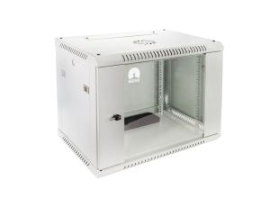 Szafa wisząca RACK 19 cali 9U 450mm szara NEKU TS BOX