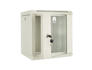 Szafa wisząca RACK 10 cali 6U 300mm szara NEKU TS
