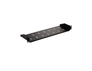 Półka stała do szafy RACK 19 cali 1U 150mm czarna