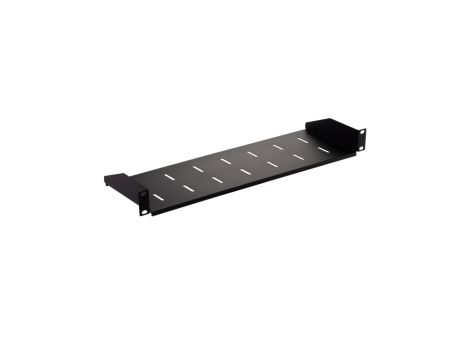 Półka stała do szafy RACK 19 cali 1U 150mm czarna