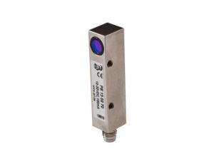 Czujnik laserowy odbiornik wiązki światła 64x14x12mm fi0,5mm Sn: 1,5m 12-32VDC PNP/NPN Push-pull złącze M8 3-PIN IP67 PE130270